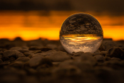 Sonnenuntergang in der Kugel