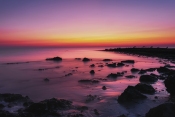 Sonnenuntergang-Nordsee