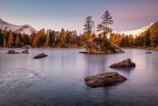 Lago di Saoseo am Morgen